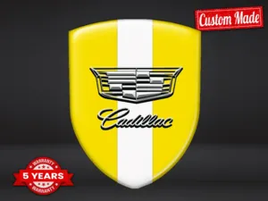 Cadillac Décalcos Silicone Logo Limité Dôme Course Sport ST